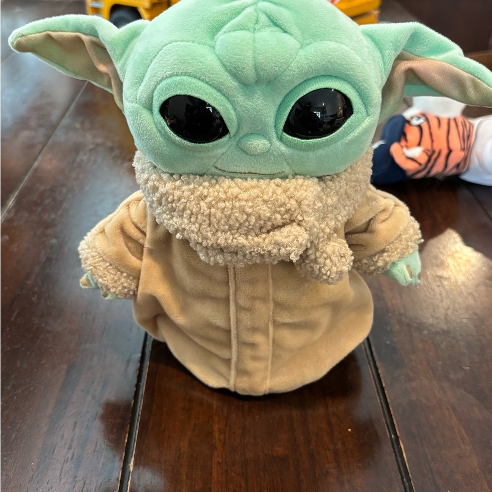 Mattel Green and Tan Stuffed Animal Plush